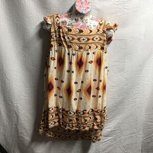 Cato J/M Sportswear Multicolor Sleeveless Dress w/ Cap Ruffle – Women’s 18/20W